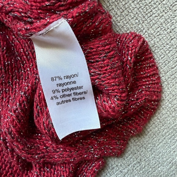 Maurices Raspberry Knit Sweater - Picture 4 of 4